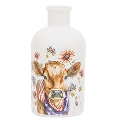 Stars & Stripes Farm Animal Glass Bottle - 3 Asstd.