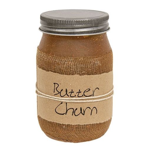 Butter Churn Jar Candle 16oz