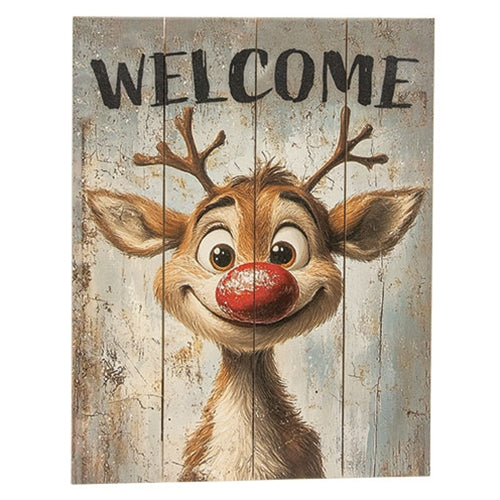 Rudy Welcome Pallet Art - 9" x 12"