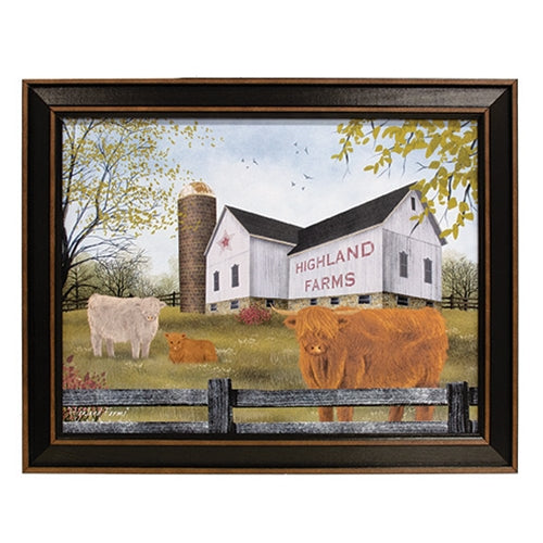 Highland Farms Framed Print - 16x12