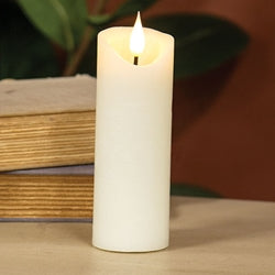 Ivory Blow Out Timer Pillar - 2.25" x 6"