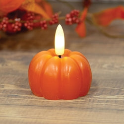 Pumpkin LED Candle - 2.5"