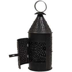 Punched Black Metal Paul Revere Lantern