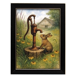 Farm Bunny Framed Print - 6x8 - 2 Asstd.