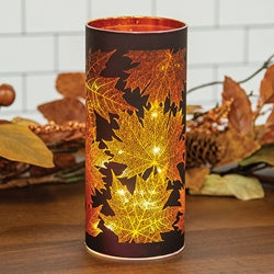 Maple Leaf Luminary w/LED Lights