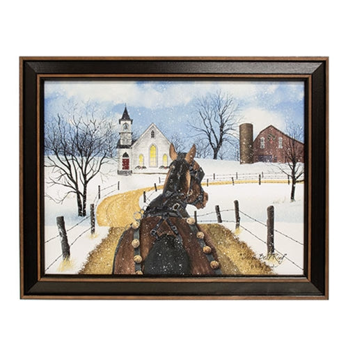 Sleigh Bells Ring Framed Print - 16x12