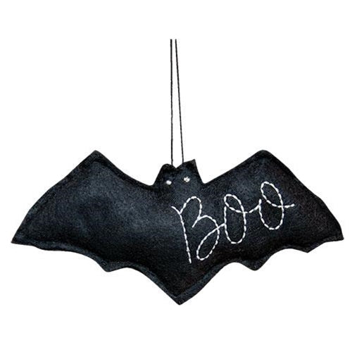 Felt Bat Boo Ornament
