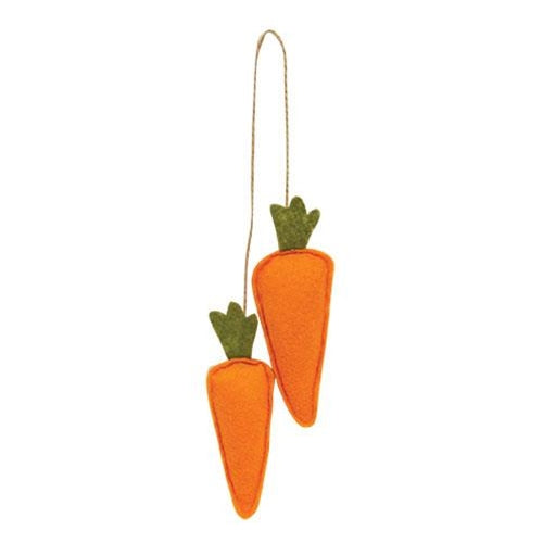 Felt Carrots Ornament