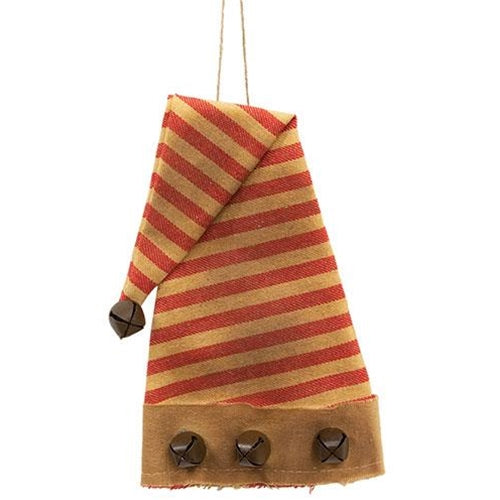 Striped Santa Hat Ornament