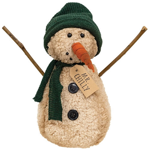 Mr. Chilly Snowman Doll – Primitive Renditions
