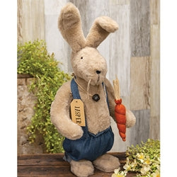 Jasper Overalls Bunny Doll w/Carrot
