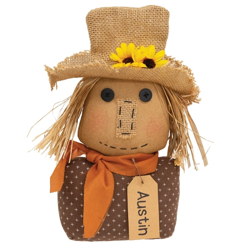 Stuffed Austin Scarecrow Sitter