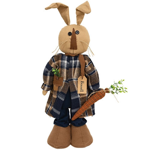 Bennett Bunny Doll w/Carrot - 24"H