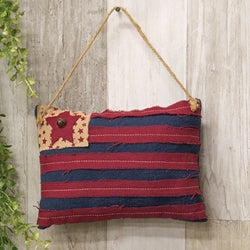 Vintage Stars & Stripes Flag Pillow Hanger