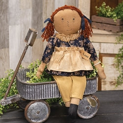 Blue Floral Anna Doll