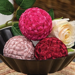 Valentine Chenille Wrapped Bowl Filler - 2.5" - 3 Asstd.