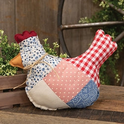 Patchwork Chicken Pillow