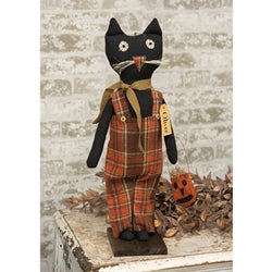 Oliver Standing Black Cat - 20"H