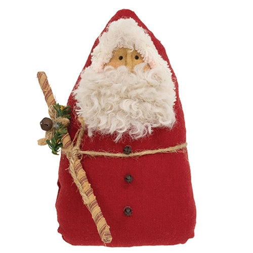 Nordic Santa with Peppermint Stick - 7.5"H