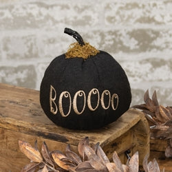 Black Boo Pumpkin - 5.5"H