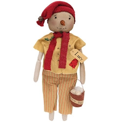 Lucy Snowgirl Doll With Snowball Bucket