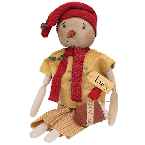 Lucy Snowgirl Doll With Snowball Bucket