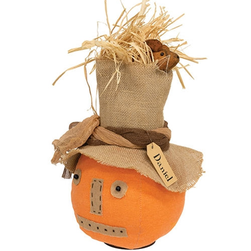 Daniel & Friend Scarecrow Pumpkin