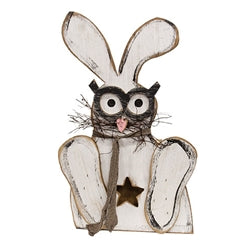 Light Up Bunny With Glasses - 23.5"H