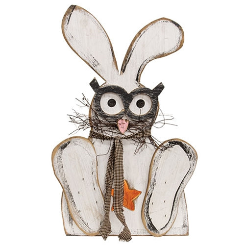 Light Up Bunny With Glasses - 23.5"H