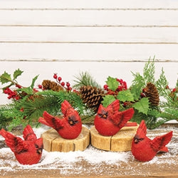 Resin Flying Cardinal - 4 Asstd.