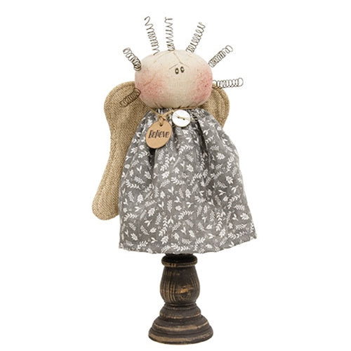 Believe Inspirational Angel on Spindle