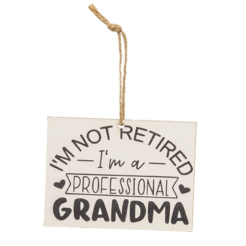 Professional Grandma Ornament