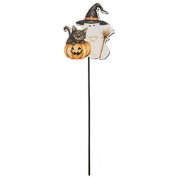 Spooky Boo Wooden Plant Poke - 3 Asstd.