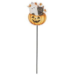 Spooky Boo Wooden Plant Poke - 3 Asstd.