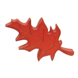 3/Set - Hand Carved Wooden Fall Leaf Sitters