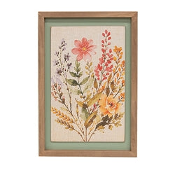 Watercolor Blossom Wall Sign - 3 Asstd.