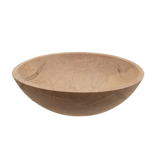 Unfinished Wooden Bowl - 14.75" Dia.