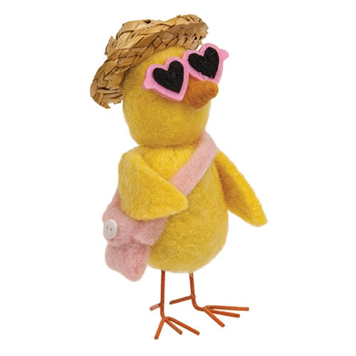 Chic Chick Felted Ornament