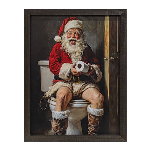 Potty Santa Box Frame - 12x16