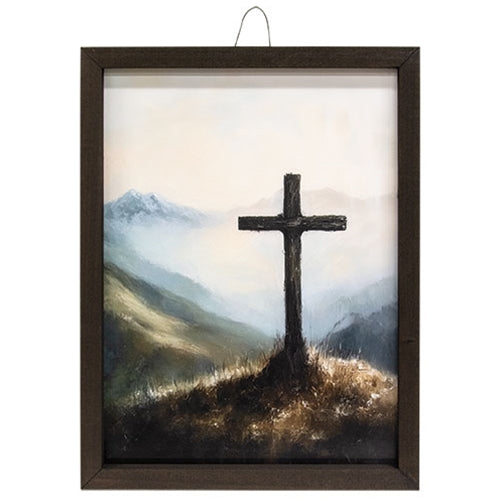 Holy Cross Box Frame - 12" x 16"