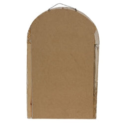 Snowy Church Distressed Arch Frame