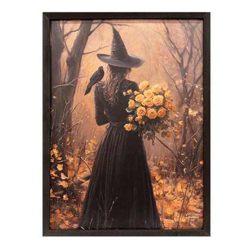 Golden Roses Witch Box Frame - 18x24