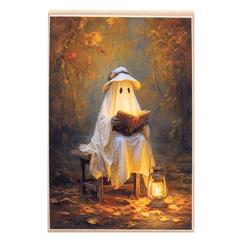 Ghost Evening Read Block - 4x6
