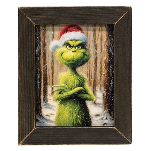 Grinch in the Woods Framed Print - 8x10
