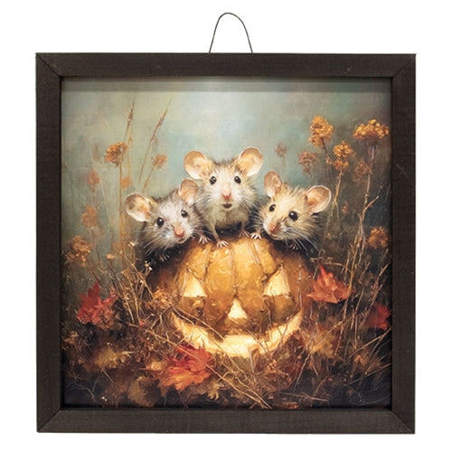 Three Little Mice and Jack Box Frame - 12" Sq.