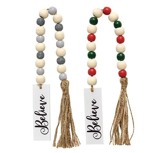 Believe Tassel Garland w/Beads 2 Asstd.