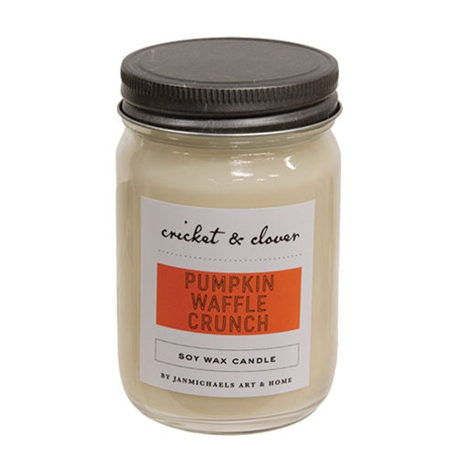 Pumpkin Waffle Crunch Mason Candle