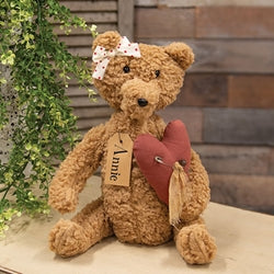 Olivia Valentine Bear Holding Heart