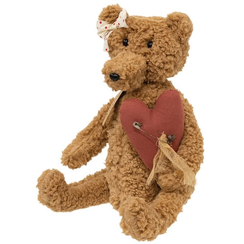 Olivia Valentine Bear Holding Heart
