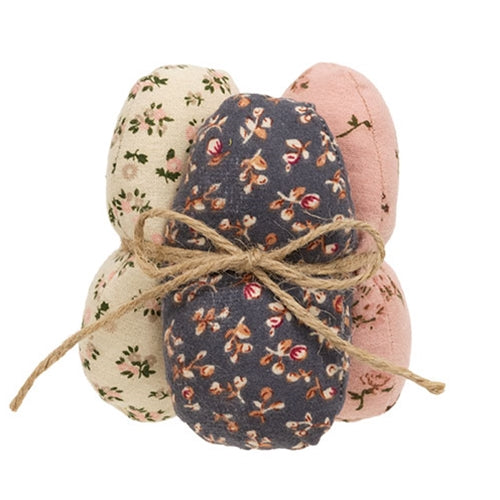 3/Set - Vintage Floral Easter Egg Bundle - 4.5"H